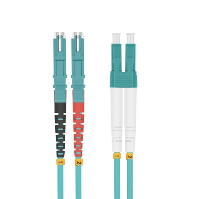 Helos 254690 InfiniBand en Glasvezelkabel 1 m E-2000 (LSH) LC Aqua-kleur