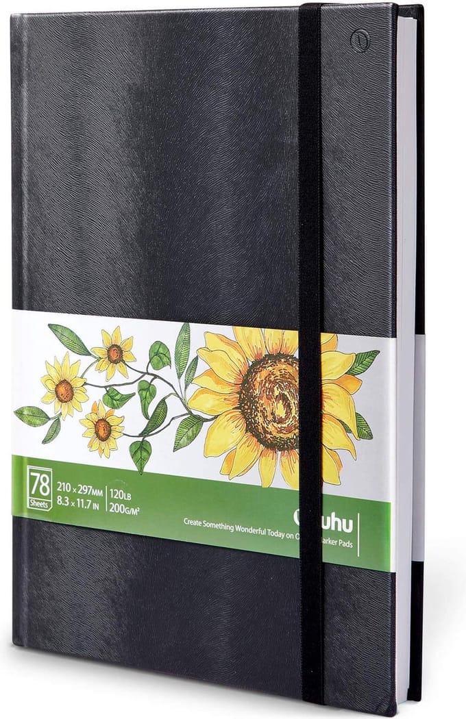 Ohuhu - Alcohol Marker papier pad - A4 - 200 grams - 78 vellen