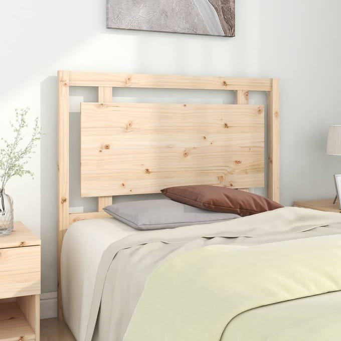 vidaXL - Hoofdbord - 105,5x4x100 - cm - massief - grenenhout