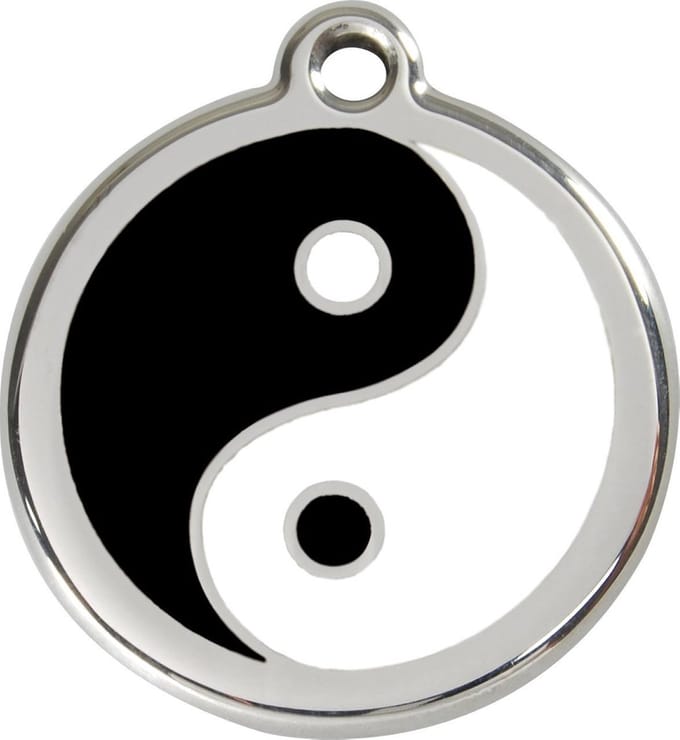 Red Dingo Hondenpenning 30 mm YinYang