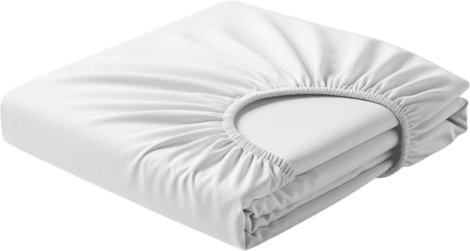 Dreamers Den Split-Topper Hoeslaken TENCEL™ Lyocell - Wit - 200 x 210 cm
