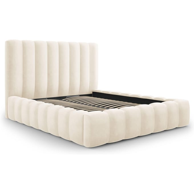 Bed frame Gina velvet met opbergruimte | Milo Casa