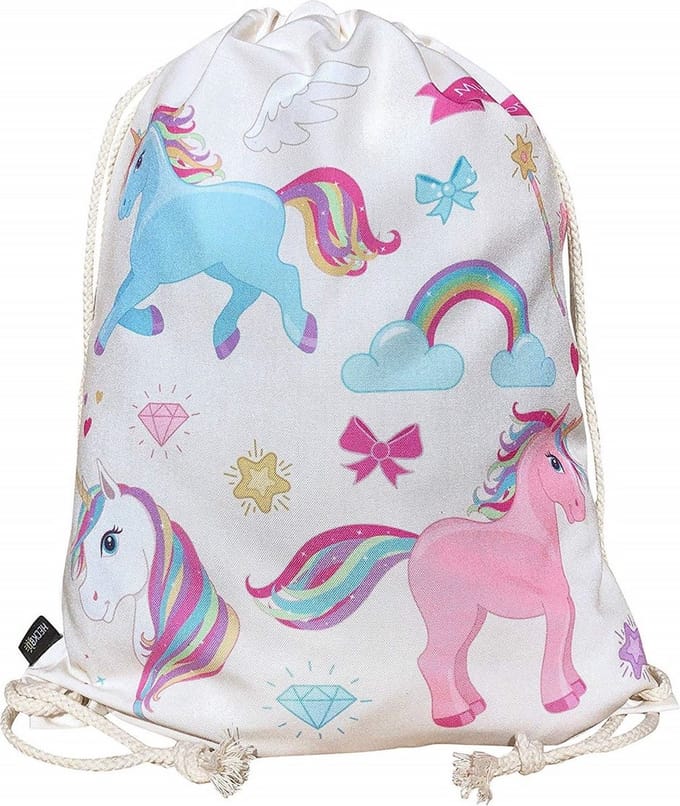 Gymtas - Unicorn - Eenhoorn - Katoen/Polyester - 40x32 cm