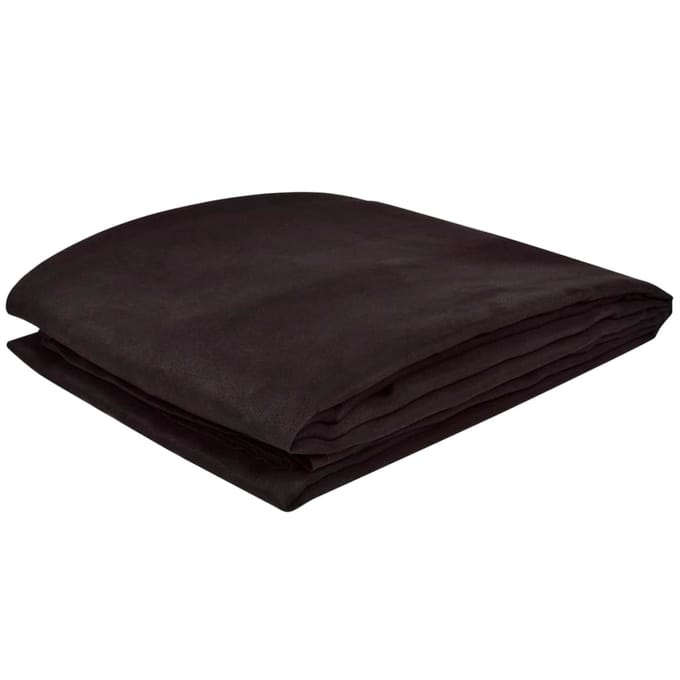vidaXL - Bankhoes - microsuede - bruin - 140 - x - 210 - cm
