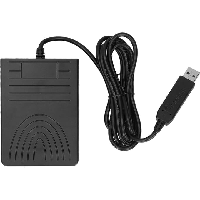 Professionele USB Voet Schakelaar Draagbare Game Controle Actie Voet Pedaal voor Computer black