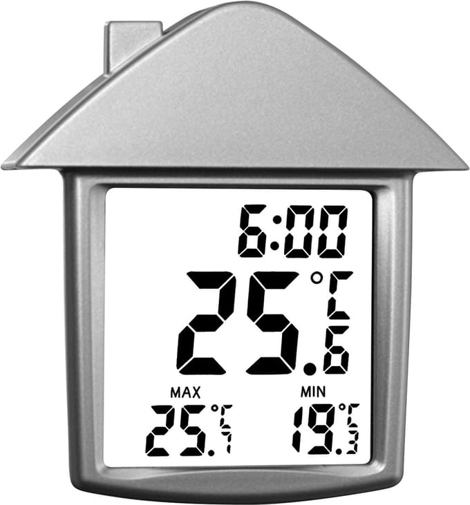 Mini Maxi Thermometer  Huisje Digitaal Jumbo Mt 105056