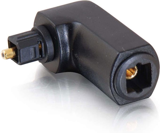 Haakse optische adapter - Toslink