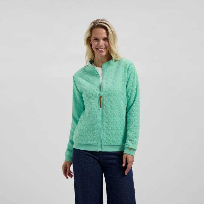 MGO Francis Dames - Outdoorvest - Fleece voering - Mintgroen