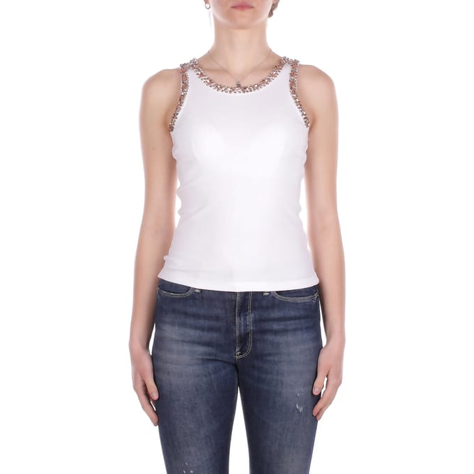 John Richmond T-shirt en Polo Bianco