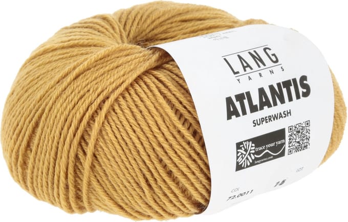 Lang Yarns Atlantis - 11 mosterdgeel - Wol/Acryl-Mix Garen