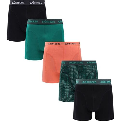 Bjorn Borg Boxers Cotton Stretch 5-Pack Multicolour - Maat XXL - Heren - Boxershorts