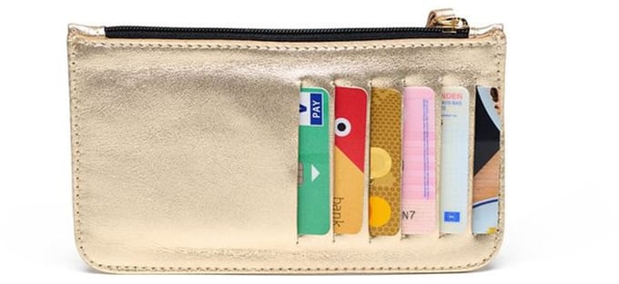 Chabo Bags Cards en Coin Wallet Licht Goud