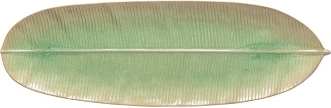 Costa Nova & Casafina - Bananenblad schaal 'Marrakesh' (Eucalyptus, 53cm)