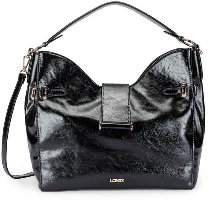 L.CREDI schoudertas Sandri Shoulder Bag Black zwart