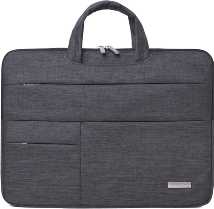 Canvas Artisan Laptoptas 14 inch - Laptophoes - Donkergrijs