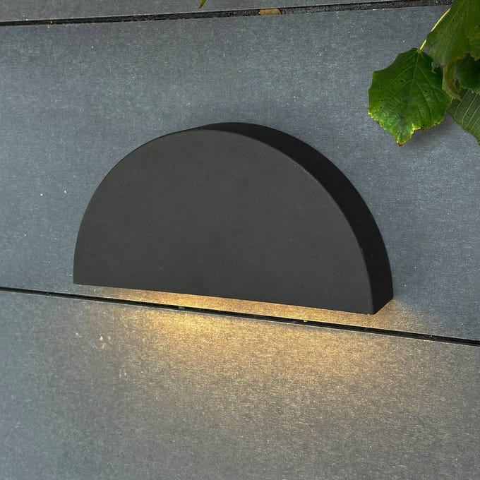 Dyberg Larsen Scott buitenwandlamp zwart mat