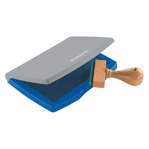 Pelikan stempelkussen formaat 110 x 70 mm. kleur Blauw