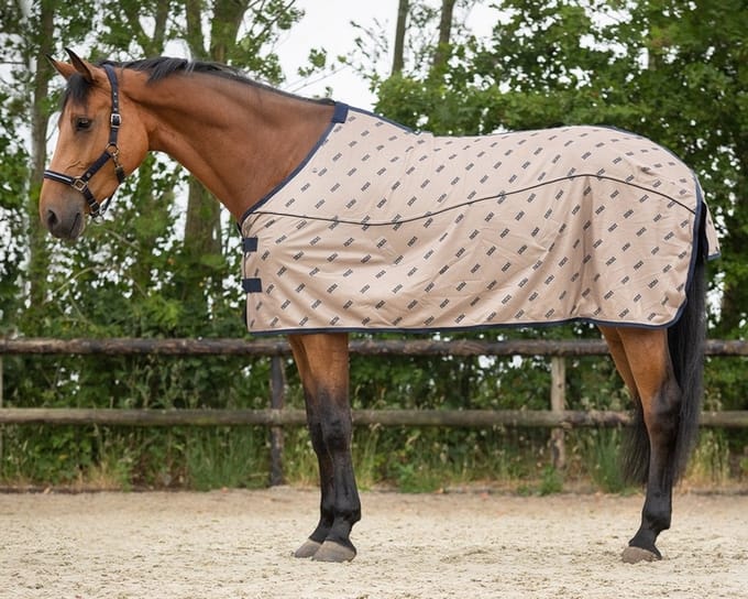 QHP Vliegendeken Summer focus - maat 165/215 - taupe