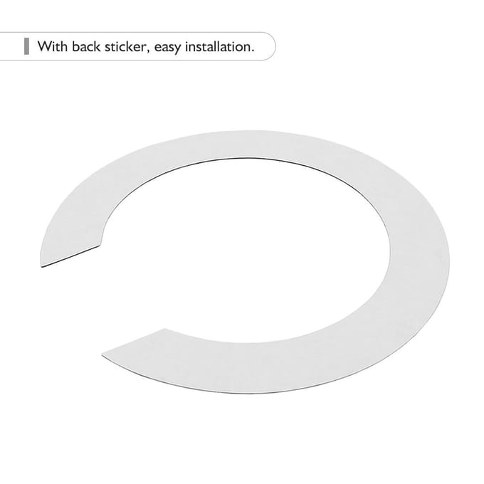 Folk gitaar rozet inlay sticker cirkel geluid gat decoratieve sticker gray