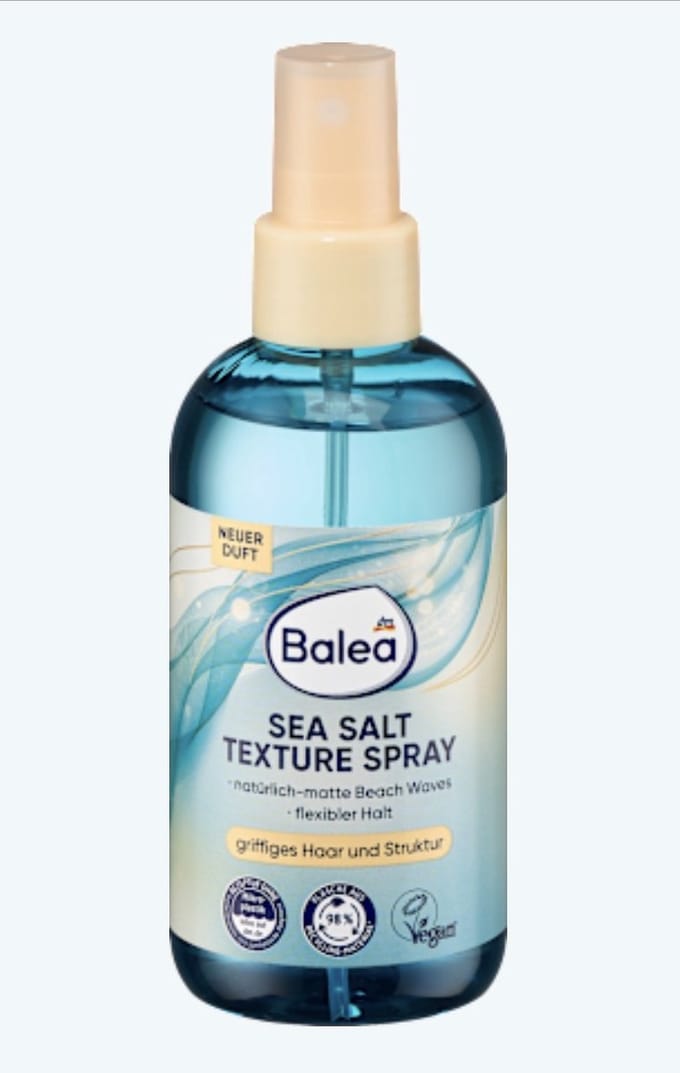 Balea Textuurspray met zeezout, 200 ml
