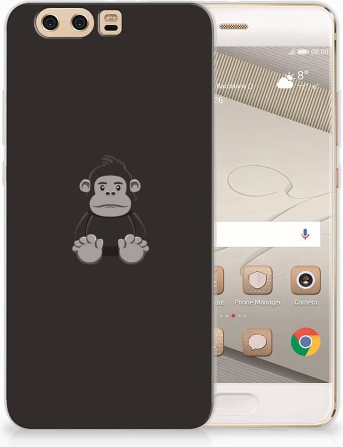 Huawei P10 Plus Telefoonhoesje met Naam Gorilla