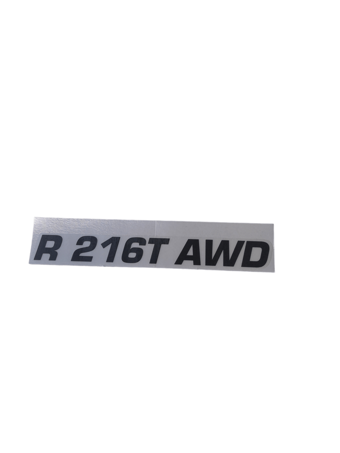 Husqvarna motorkap sticker r216t awd