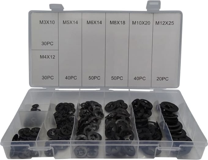 Assortimentsdoosje borgringen Starlock 260 dlg.