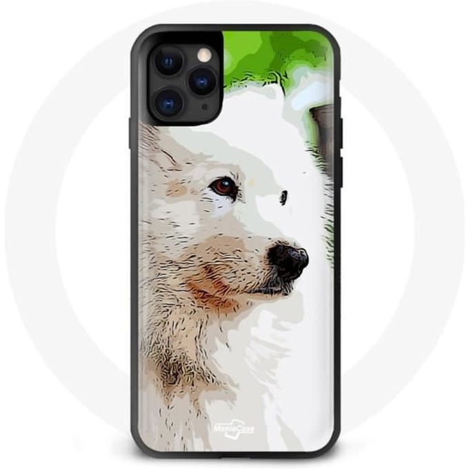 Coque Iphone 11 Pro Samoyede Blanc