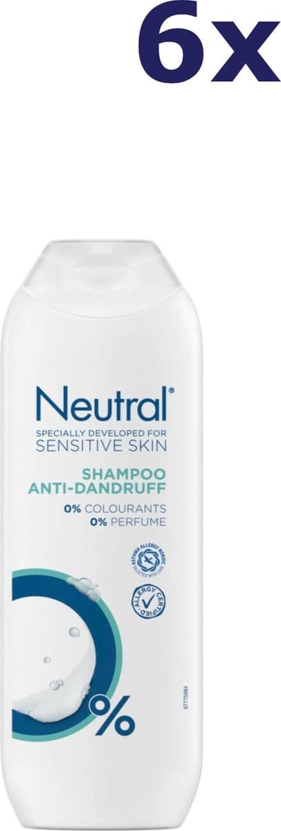 Neutral - Shampoo - Anti-Dandruff - 250ml x 6