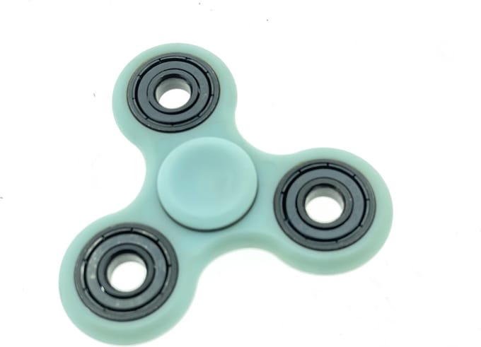 Lichtblauw Spinner Glow in the Dark