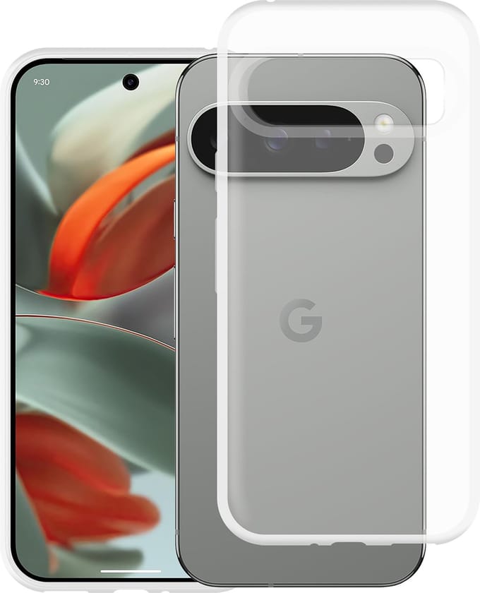 Cazy hoesje geschikt voor Google Pixel 9 / 9 Pro Hoesje Siliconen - Flexibele Case - Transparant
