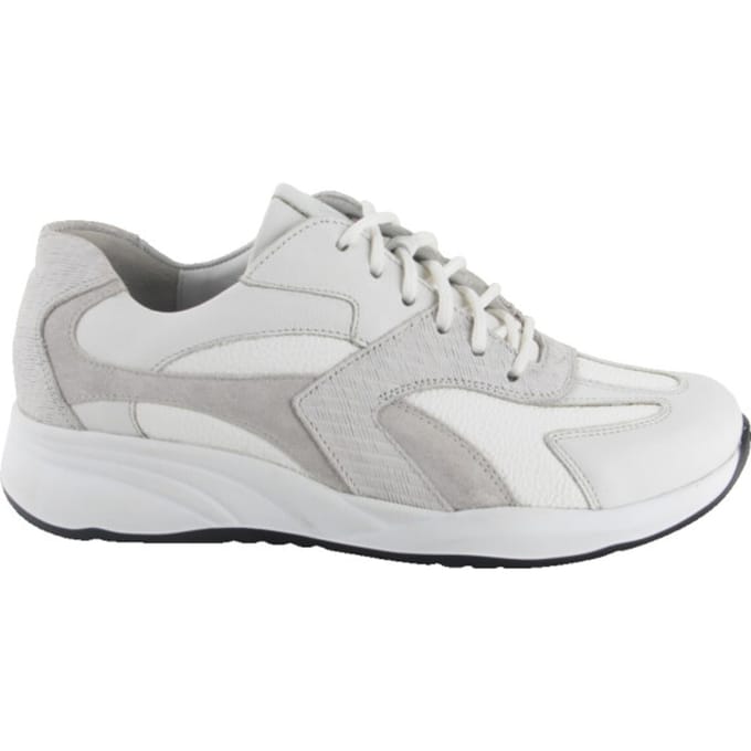 Durea Dames Veterschoen - 6316-605-2081 Wit/Combi - Wijdte H - Maat 7½ (41)