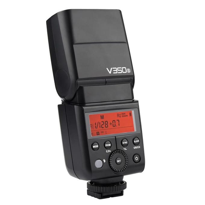 Godox V350S Compact formaat 2.4G Draadloze Speedlite Master/slave-camera Flitser TTL 1/8000s HSS UK Plug black