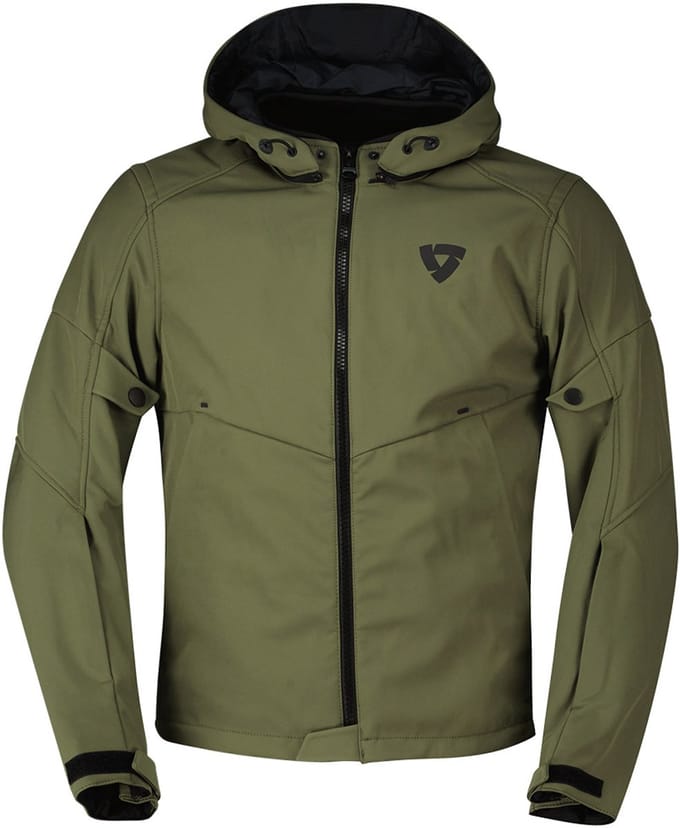 Revit Afterburn H2o Jas Met Capuchon Groen L Man