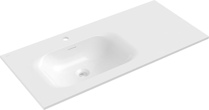 Mexen Vela ingebouwde wastafel links 101 x 46,5 cm, wit glans - 25231000L