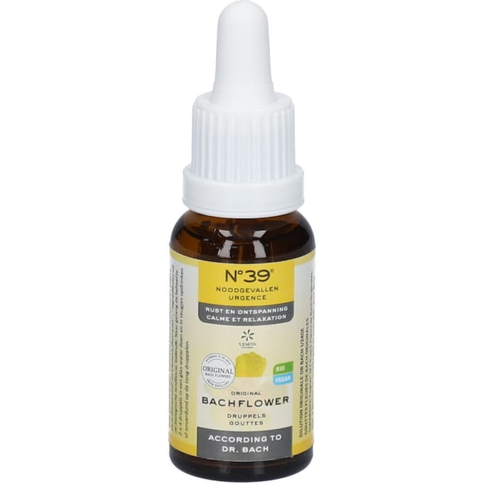 Bachbloesem Bio N°39 Noodgevallen Druppels 20ml