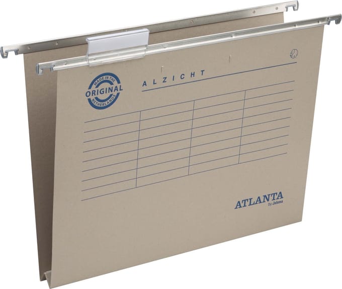 Djois Alzicht hangmap Folio - 30 mm U - bodem - grijs - - pak 25 stuks