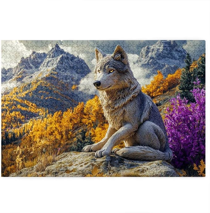 Houten Puzzel - 3000 Stukjes - Ontspanning Thuis - Letters Op Achterkant - 122x81 cm - Meerkleurig