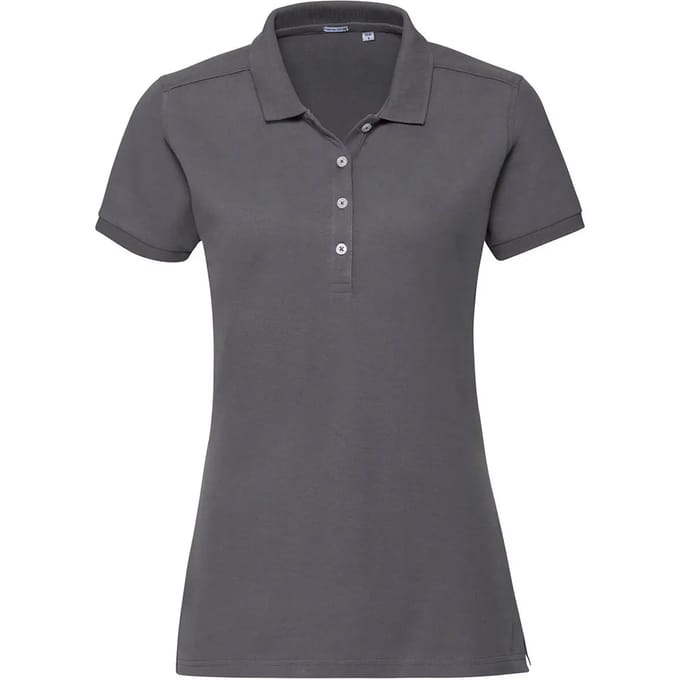 Damespolo Russell Athletic Fitted Stretch
