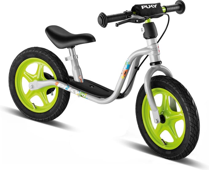 Puky Loopfiets voor kinderen vanaf 2.5 jaar in Zilver/groen
