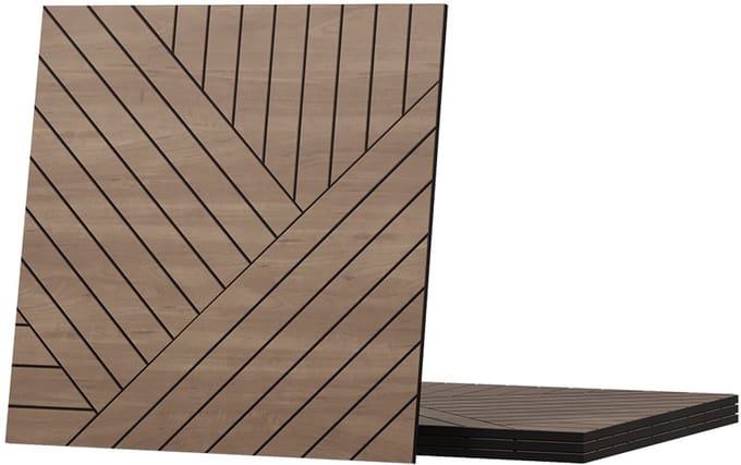 Vicco Wandpaneel – 4 stuks, links Eiken