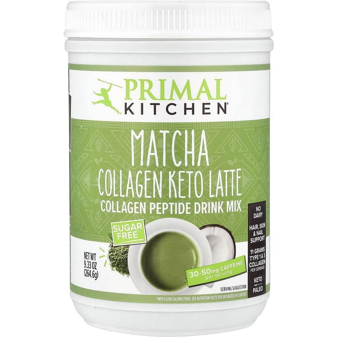Collageen Keto Latte, Matcha, 264.6G(9.33oz)