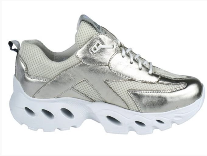 Durea 6309 Sneaker FlowMotion Platino K - maat 7
