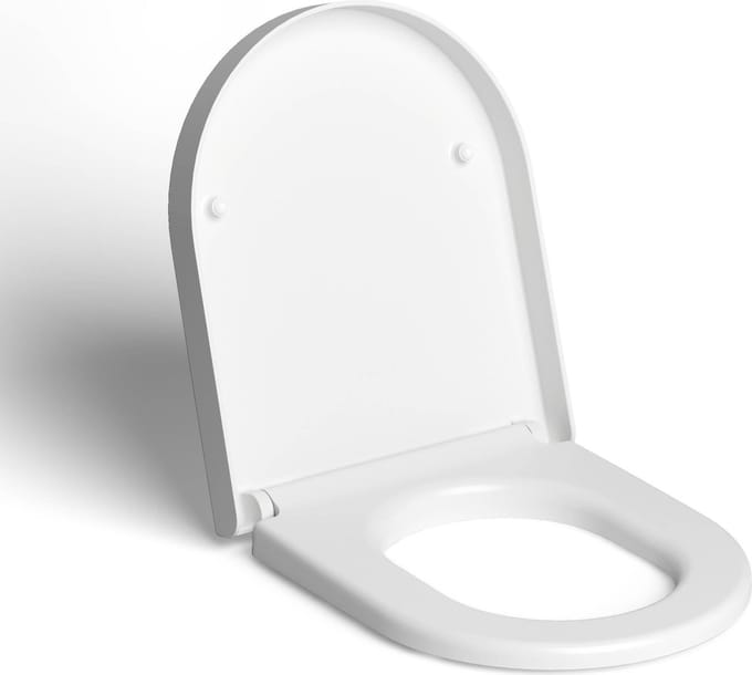 Clou (New) Hammock toiletzit. met deksel, soft-closing, mat wit