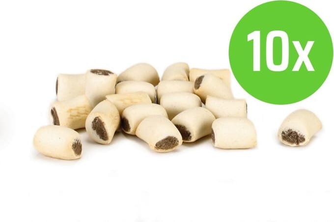 Beeztees Mini Mergkoekjes Rund 400 gram - hondensnack - 10 verpakkingen