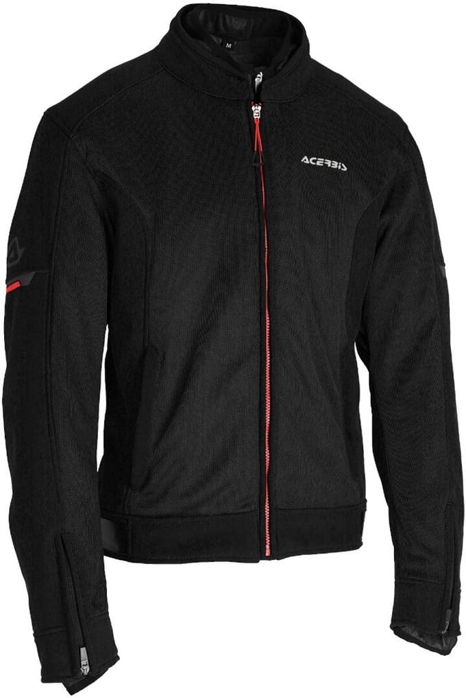 Acerbis Gordon Zwart Waterdichte Textiele Motorjas - Jas