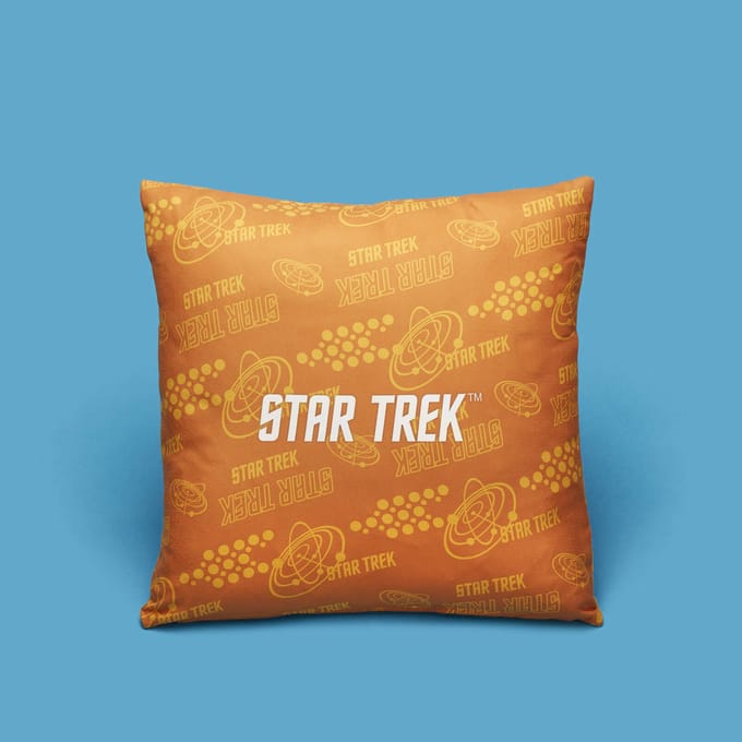 Captain Kirk Square Cushion - 40x40cm - Soft Touch