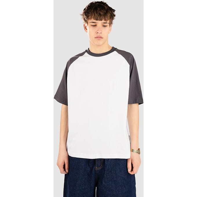 Blue Tomato Boxy Panelled T-Shirt wit