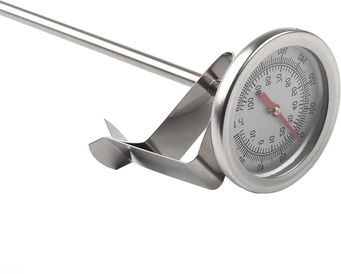 Compostthermometer - Bodemmeter - Compost Meten - Hermetisch Afgedicht - 50 cm - Zilver