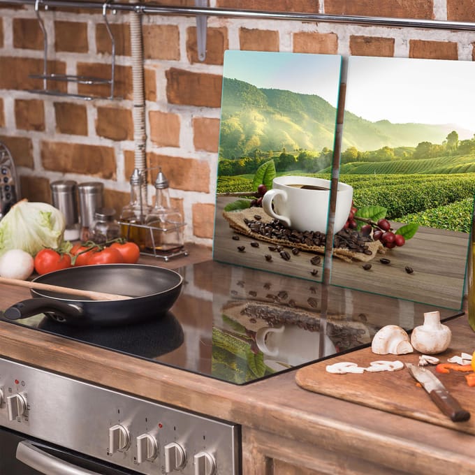 TMK ArtDeko - Snijplank - Glas - 30x52cm - Beschermend en Decoratief